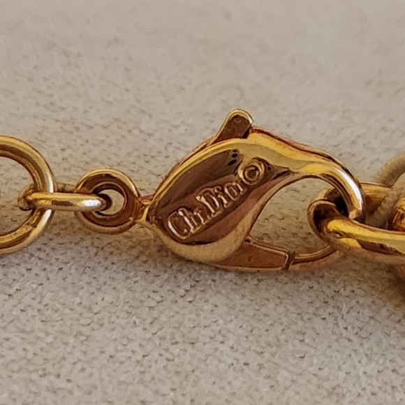 CHRISTIAN DIOR Vintage Cuban Link Chain Necklace - Picture 5 of 5